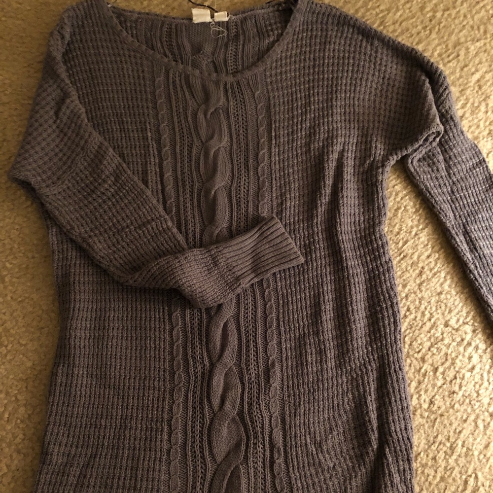 ROXY Grey Sweater Dress